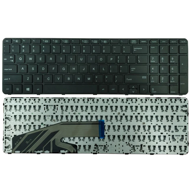 

NEW US Laptop keyboard for HP PROBOOK 450 G3 455 G3 470 G3 no backlit with Frame No Pointer