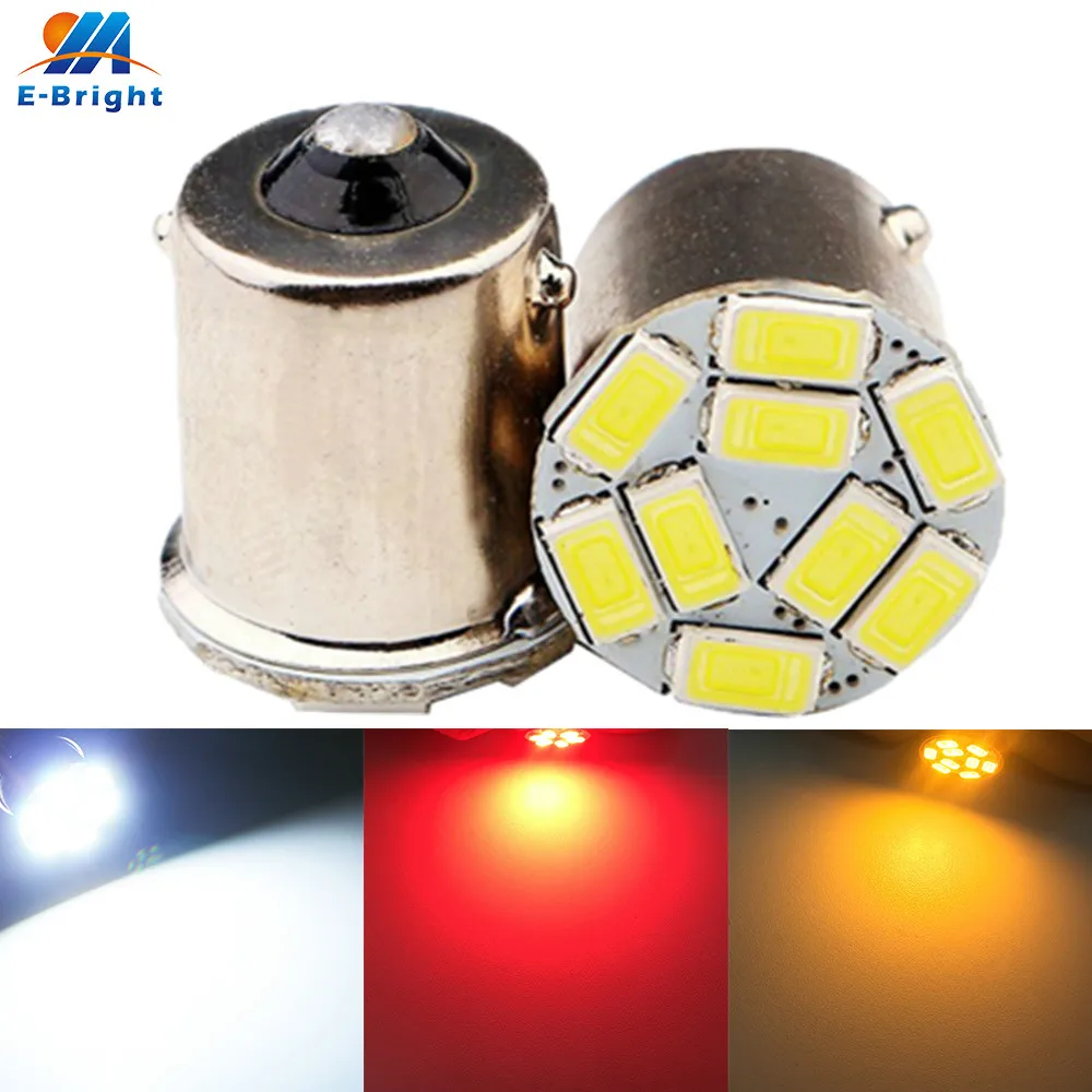 10 шт. 1156 BA15S P21W 5730 9 SMD Led 1157 BAY15D 3156 3157 7440 7443 лампочка резервный индикатор Заднего