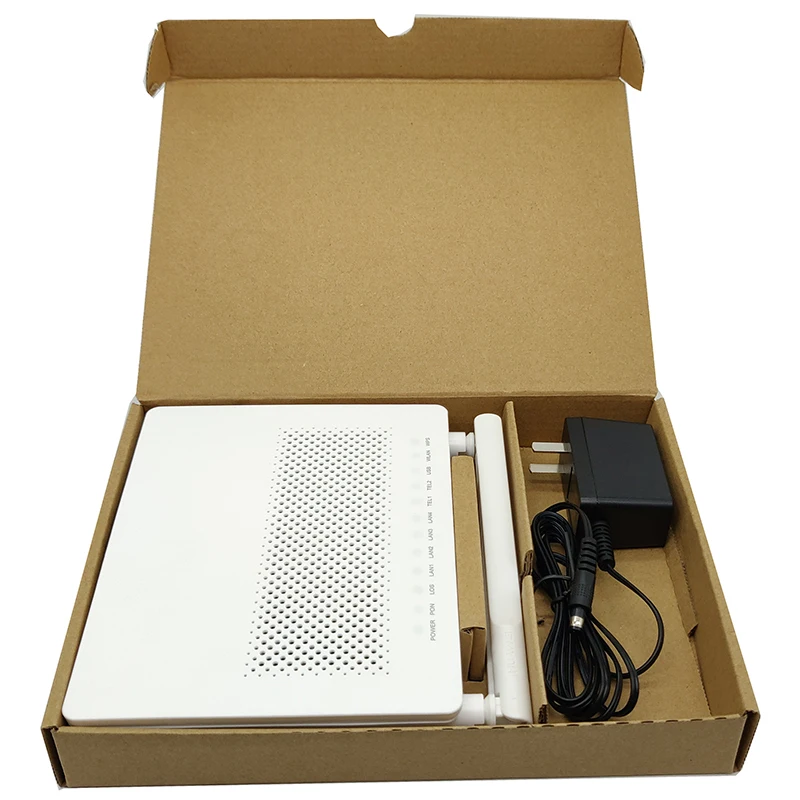 Новое поступление HW XPON ONT ONU HG8346M 4FE + 2TEL WIFI 2 4g 5db антенна английский интерфейс