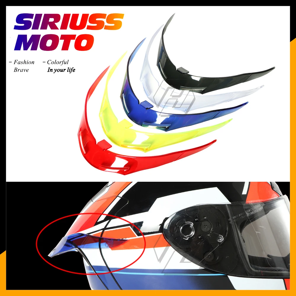 Задний спойлер для мотоциклетного шлема AX8 Для SHOEI X12 X14 Z7 GT AIR ARAI RX7X RX7 QJ|Шлемы| |
