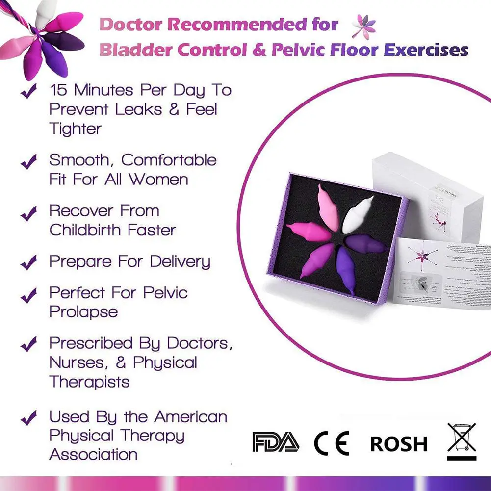 Набор из 6 шариков Movconly для сердечных Кегеля медицинский силикон женщин