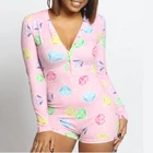 Пикантные женские Onsies; Одежда для сна; Комбинезон пижамы размера плюс, пижамы, одежда для сна, пижама Onesi для взрослых короткий комбинезон облегающее летнее платье