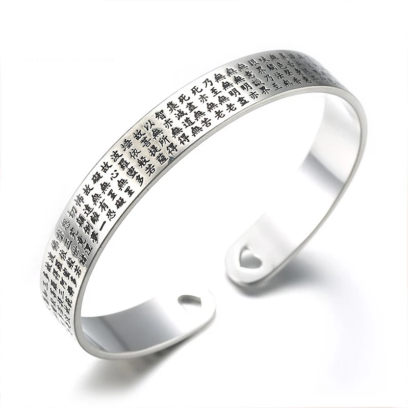 Посеребренный цветной браслет тибетские буддистские тексты языки Женская