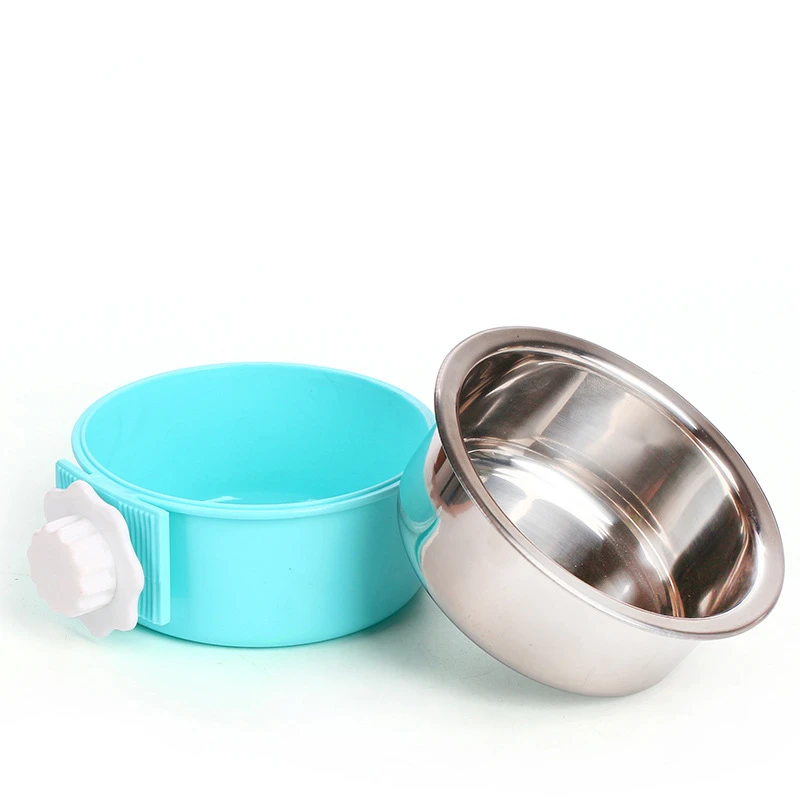 1 шт. собачий контейнер для еды миска домашних животных висячая карамельный цвет