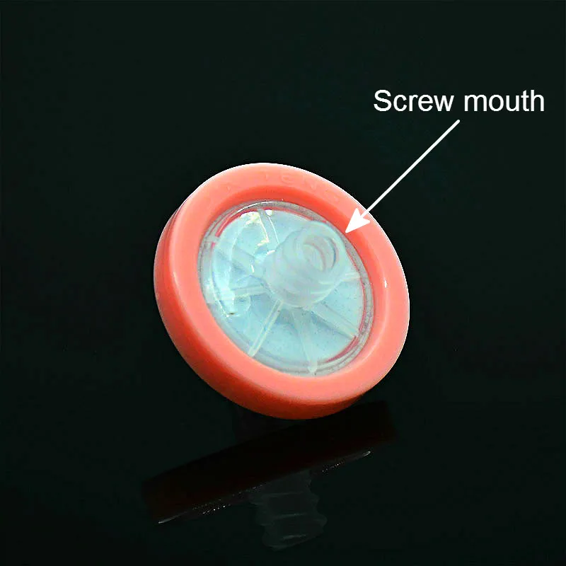 Шприцевой фильтр PTFE фильтрующая мембрана 25 мм 100 мкм изготовлена из гидрофилика