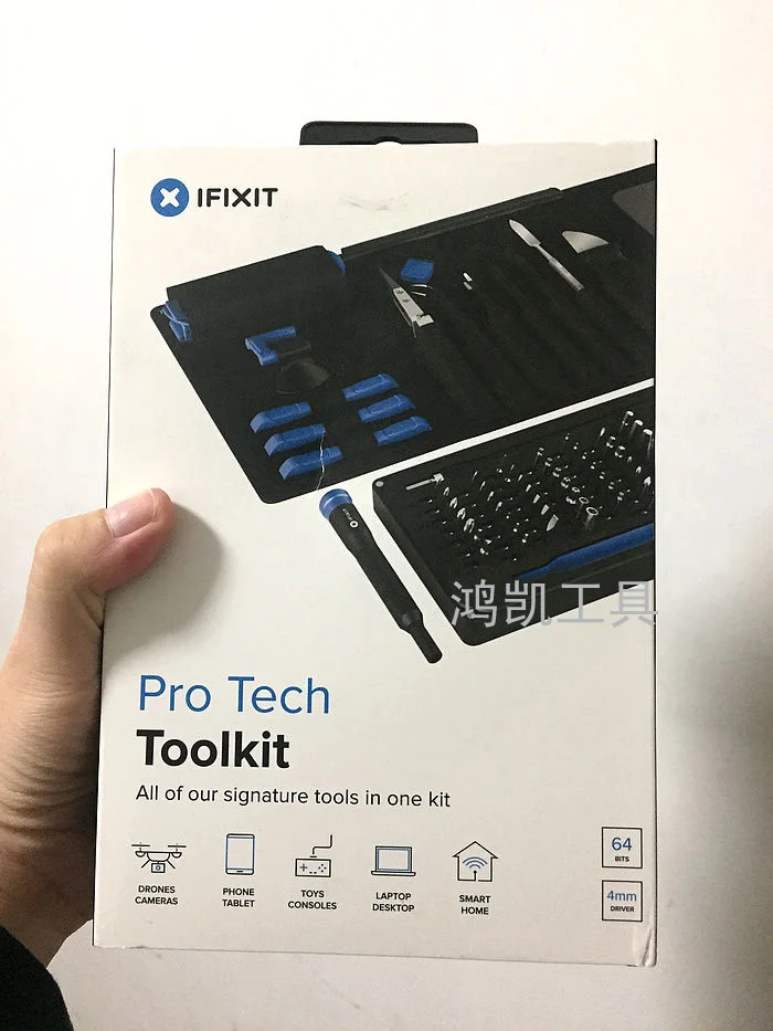 ifixit pro tech toolkit electronic digital display screwdriver disassemble mobile phone repair tool set 112 pieces free global shipping
