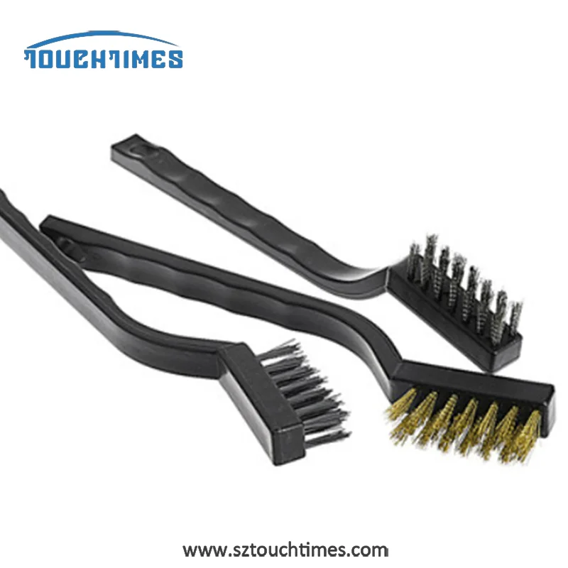 Мини проволочная кисть комплект Сталь Медь нейлон Чистящая полирующая детали