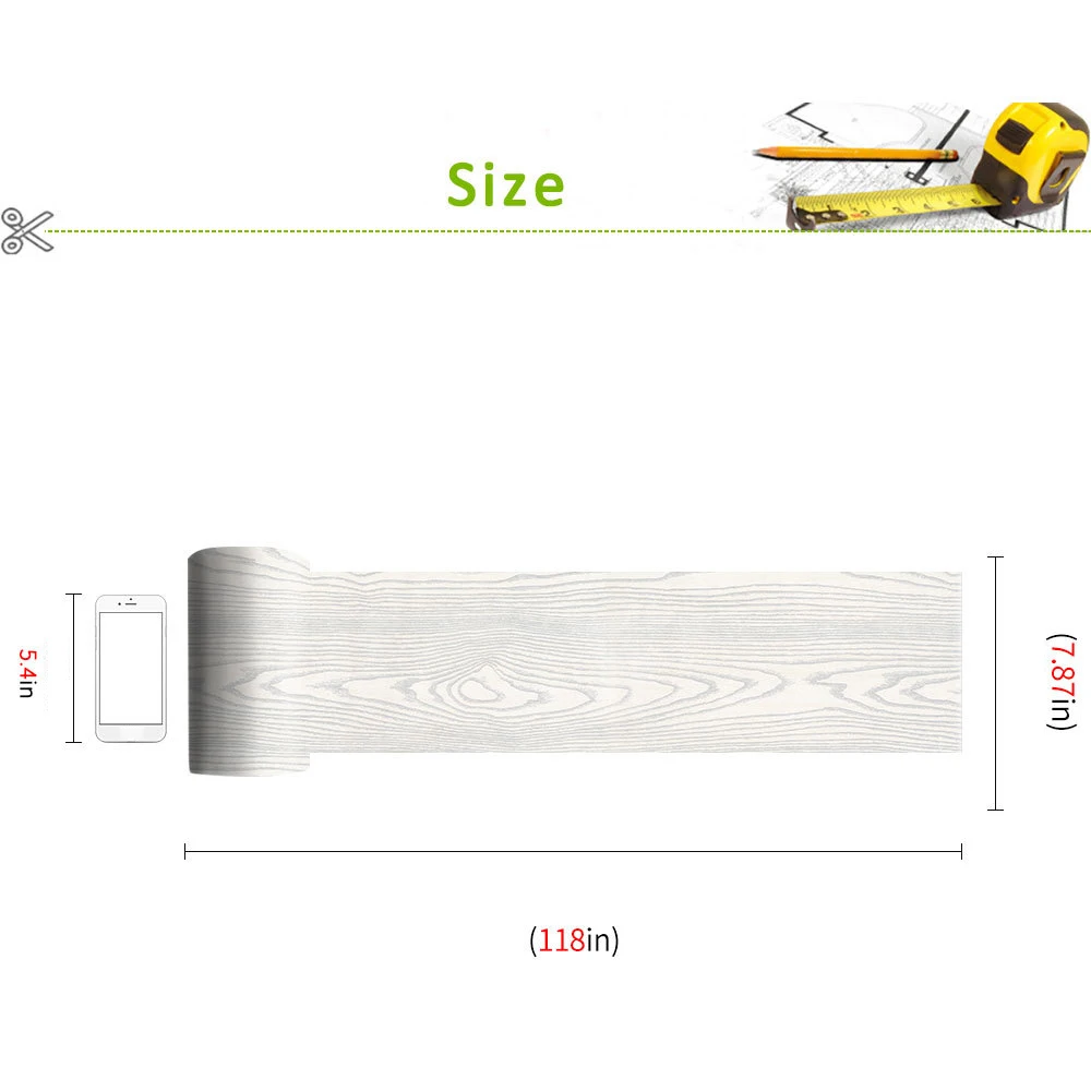 

0.2m*3.0m Floor Pastes PVC Floor Sticker Self-adhesive Floor Sticker Waterproof Wear-resistant Moisture-proof Bedroom Decoration