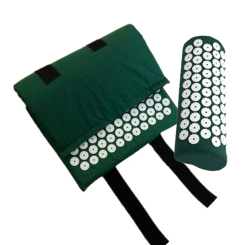 Массажный коврик для иглоукалывания йоги акупрессуры шипы Массажная подушка шеи