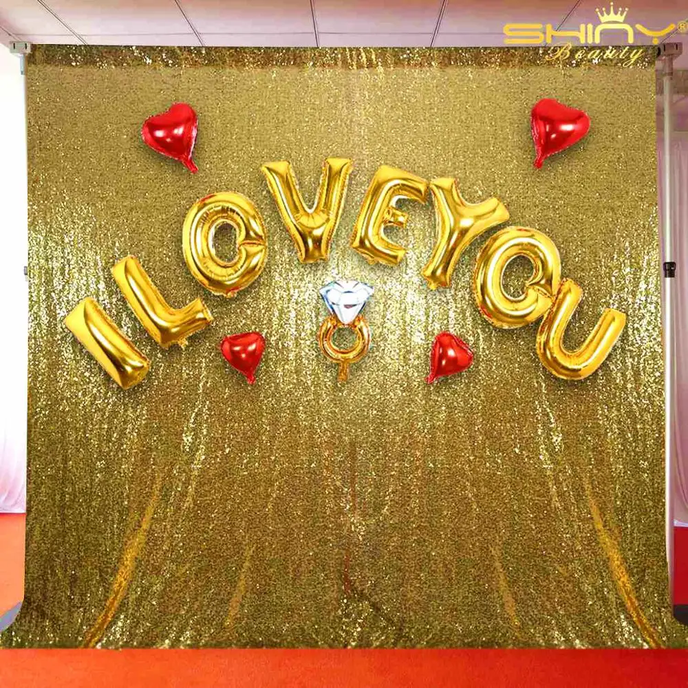 4x7 футов Золотой Блестящий Фон занавеска тканевый фон фотобудка декорации с
