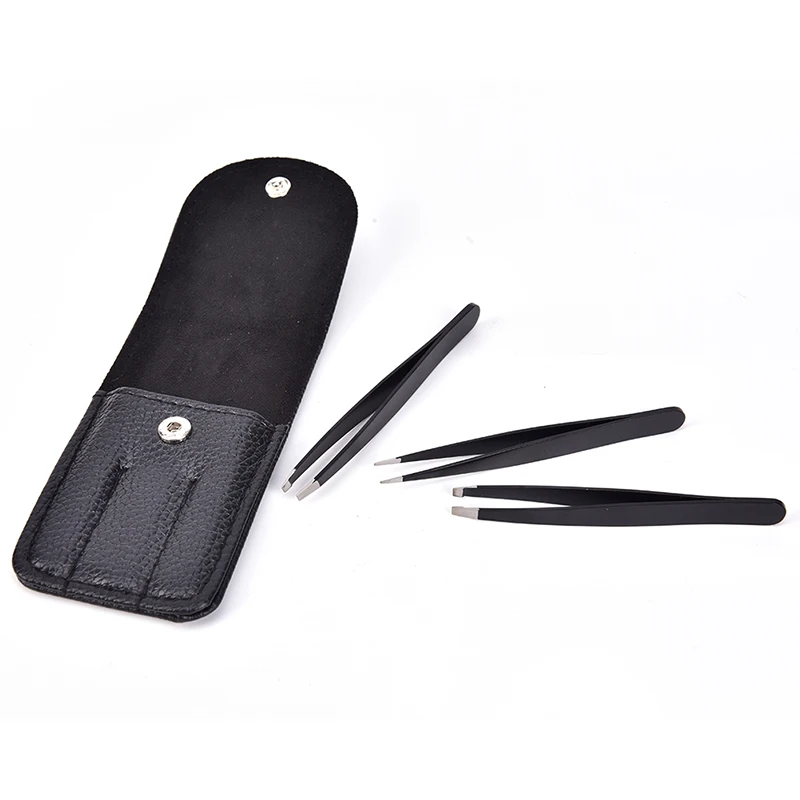 3 шт./компл. Нержавеющая сталь для бровей Пинцет из нержавеющей стали волосы