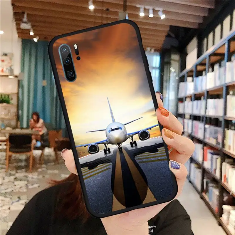 

Cool design Great Aircraft Phone Case For Huawei honor Mate P 9 10 20 30 40 Pro 10i 7 8 a x Lite nova 5t Soft Silicone Funda