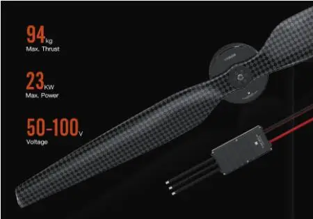 T-MOTOR U15XL KV38 для 100 кг Полезная нагрузка Дрон 23KW 100V бесщеточный двигатель для тяжелого подъема Дрон матч 52 дюймов 57 дюймов пропеллер
