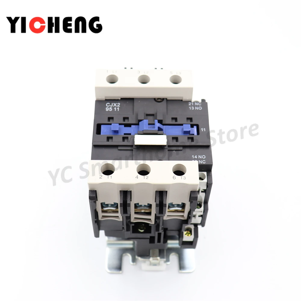 

quality AC contactor 95A 3P+1NO and 1NC Rail installation lc1d CJX2-9511 1 normally open contact and 1 normally closed contact