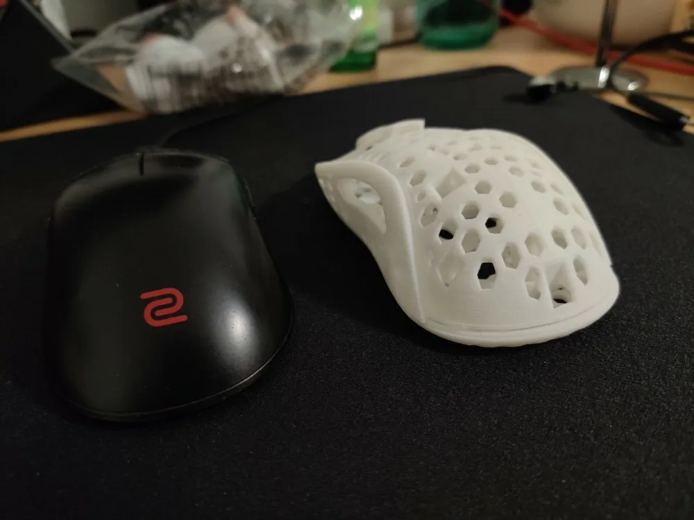 Электронная спортивная игра DIY mouse MOD чехол для Zowie Divina S2 оболочка с боковой панелью на заказ 19 г ультра светильник фантомный светильник ремонт выдалбливают