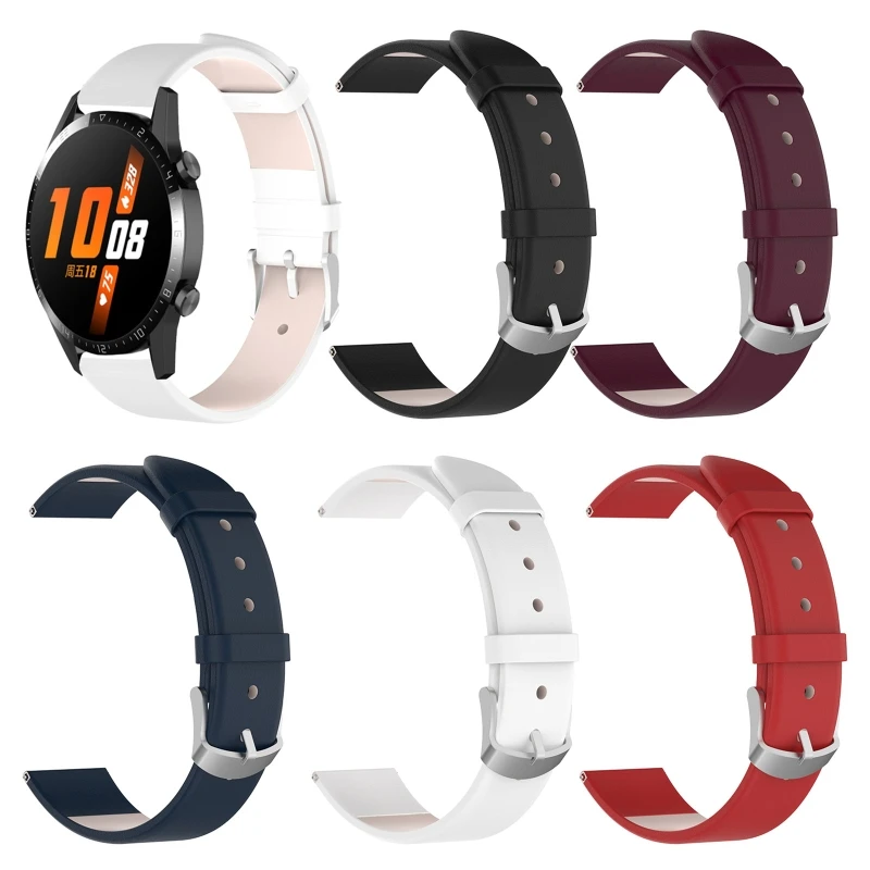 

Ремешок кожаный для смарт-часов Huawei Watch -GT Runner, Ширина 22 мм