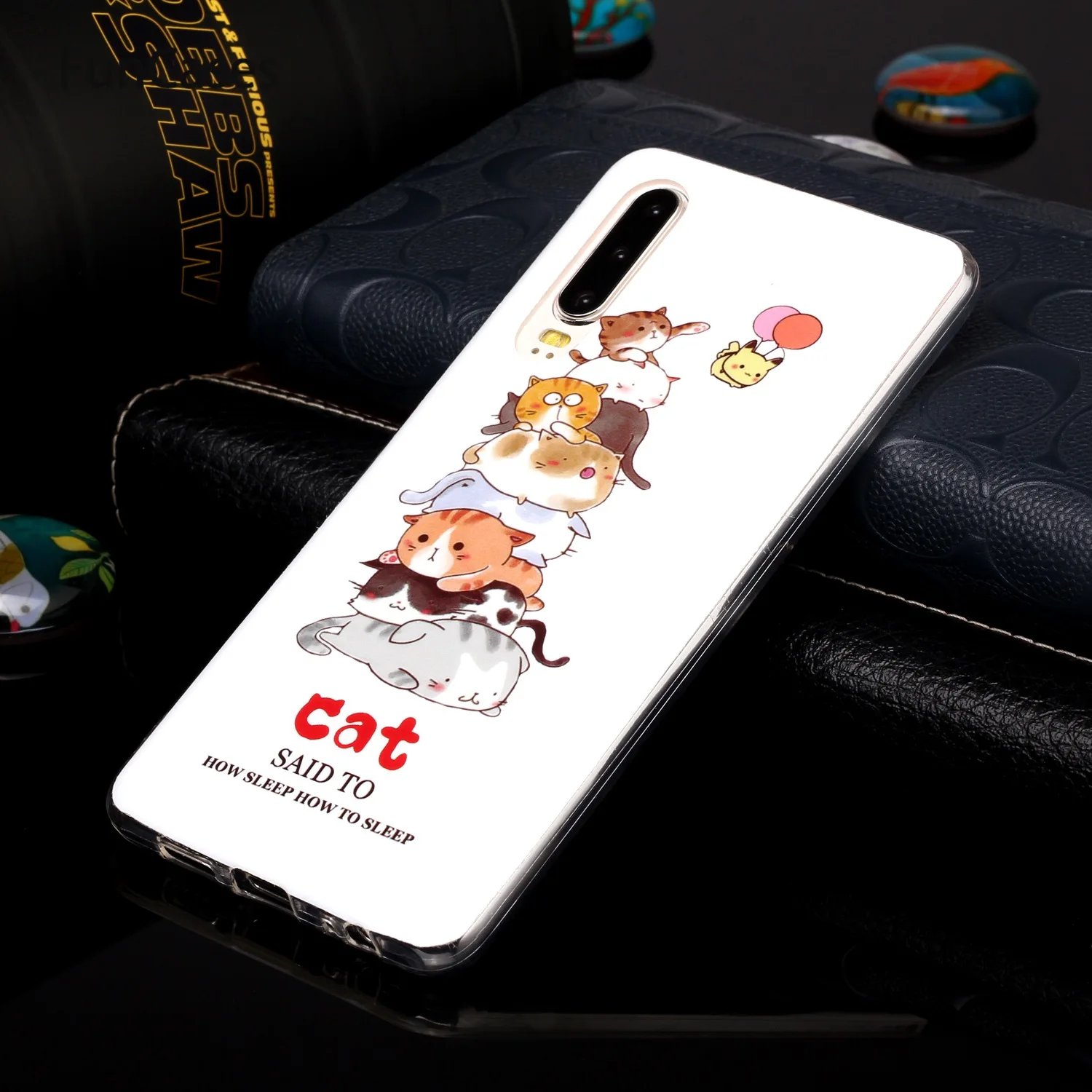 Светящиеся чехлы для телефонов capa Huawei P30 Estuche чехол телефона мобильный телефон