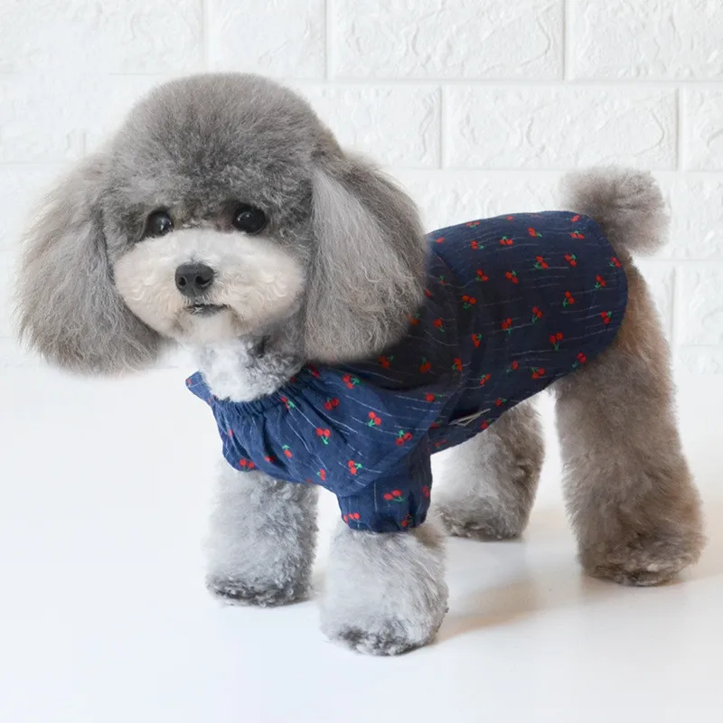 Жилеты для собак хлопковая летняя пляжная одежда женская домашних животных