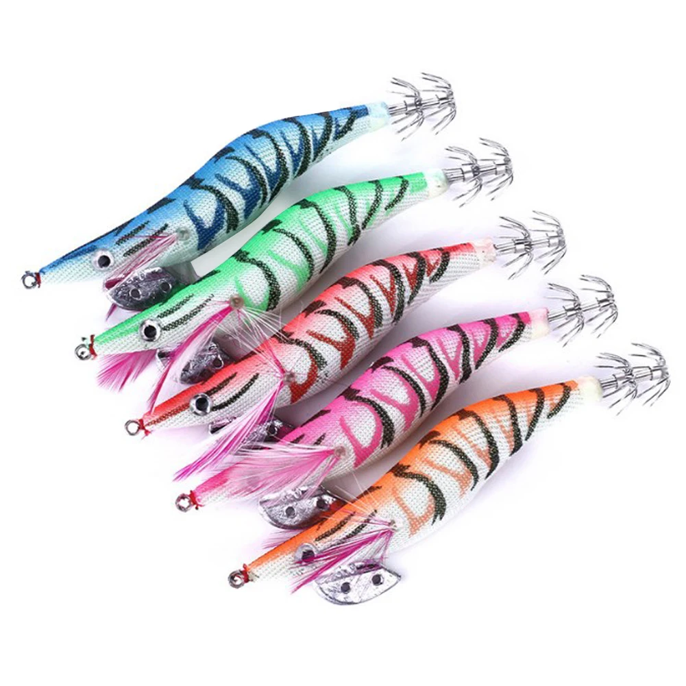 5 шт. 13 г/11 см светящийся Мормышка для кальмара рыболовная приманка деревянные