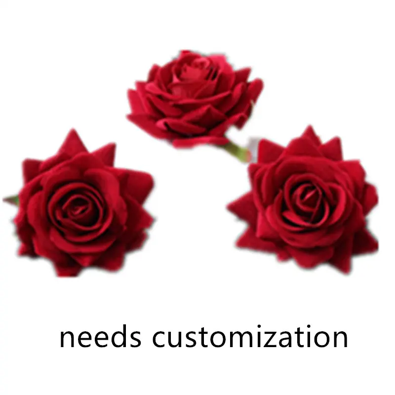 Изготовленный На Заказ искусственный Шелковый цветок с розами розовый