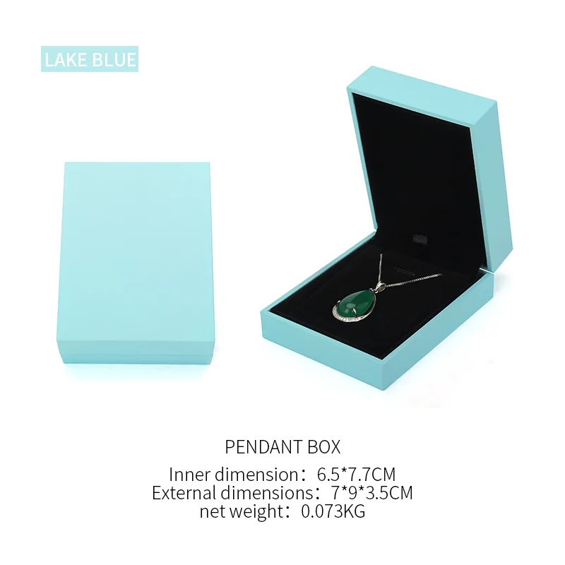 

Синий женский бокс для хранения ювелирных изделий на ожерелье, кольцо, серьги, браслет, витрина, органайзер для ювелирных изделий, подарок д...