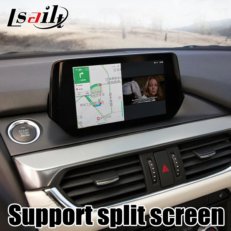 Видеоинтерфейс Lsailt Android для MZD 6 Atenza 2014 2020 GPS навигационная коробка поддержка carplay