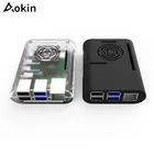 Чехол Aokin для Raspberry Pi 4, пластиковый защитный чехол для Raspberry pi 4, аксессуары