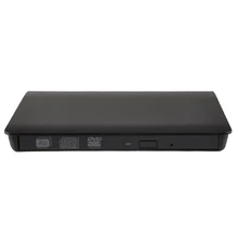 AU42 -USB3.0 SATA External DVD Enclosure Hard Plastic Case for Laptop Notebook 12.7Mm CD-ROM Case Without Optical Drive