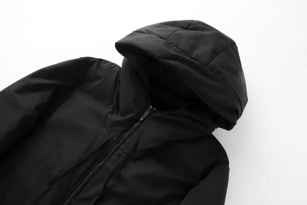 Пуховик мужской на белом утином пуху с капюшоном батальных размеров