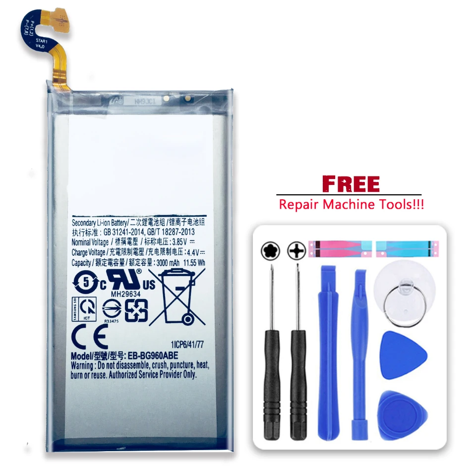 Оригинальная запасная батарея для Samsung Galaxy S9 G9600 SM G960F G960 EB BG960ABE 3000