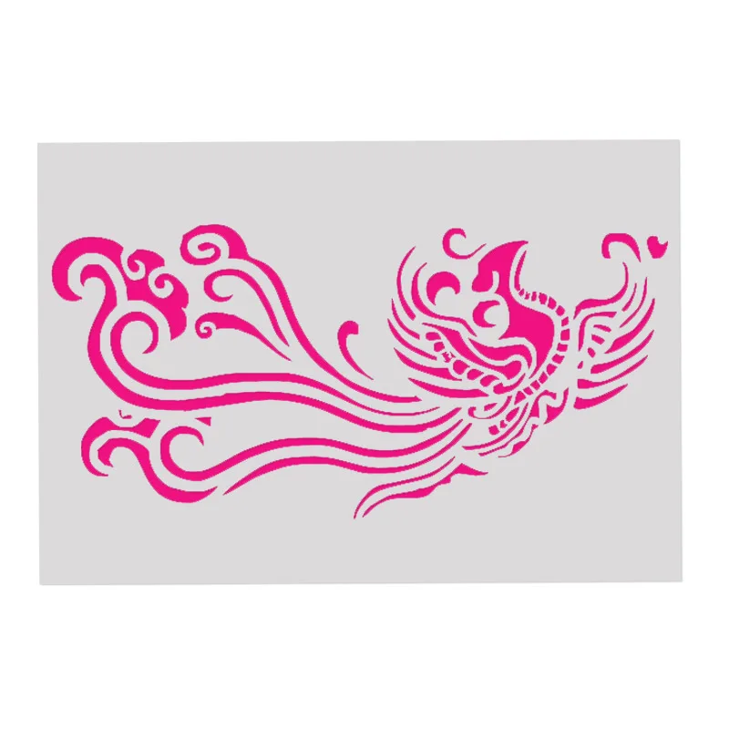 18*26 Феникс пластиковые Многослойные трафареты для скрапбукинга/фото украшение