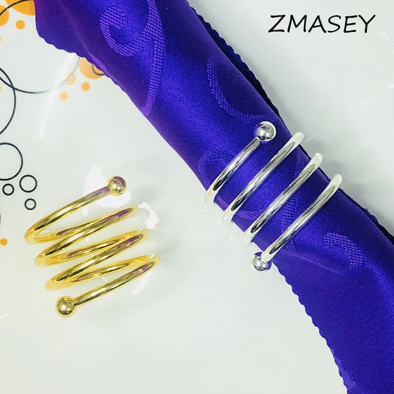 

40 мм металлического сплава круглое кольцо для салфетки, Украшение стола, используется для Свадебные поделки «сделай сам» украшение украшен...