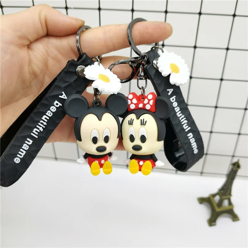 Брелок Микки Disney Маус милый мультяшный брелок Дональд Дак Пух медведь кукла на