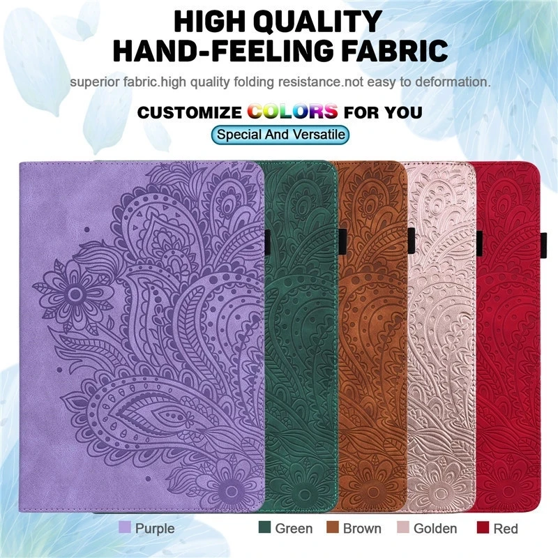 

For Lenovo Xiaoxin Pad 11 Case Embossed Flower Butterfly Cover Wallet Funda Tablet For Lenovo Tab P11 Case TB-J606F 2020 11"+pen