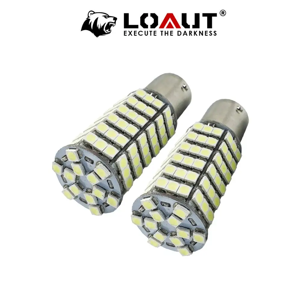 2шт 1156 1157 3528 Led 120 SMD светильник p21w bay15d ba15s P21 автомобильный тормозной задний