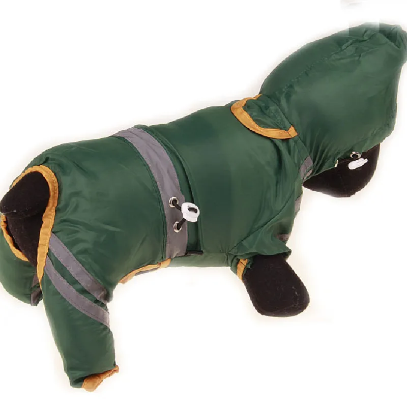 Дождевик для собак одежда дождевик Светоотражающая полоса дождевая накидка