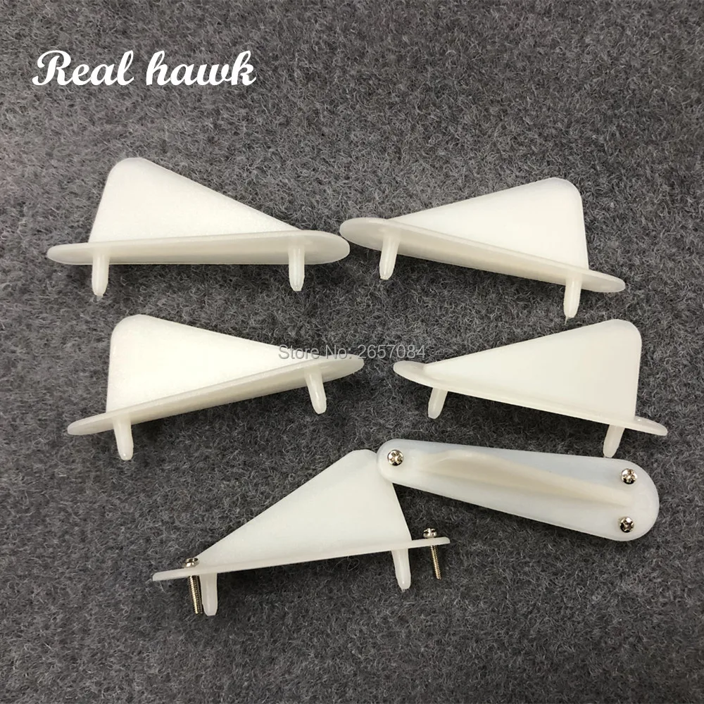 4 шт. белый треугольный нейлоновый фиксированный наконечник протектор крыла