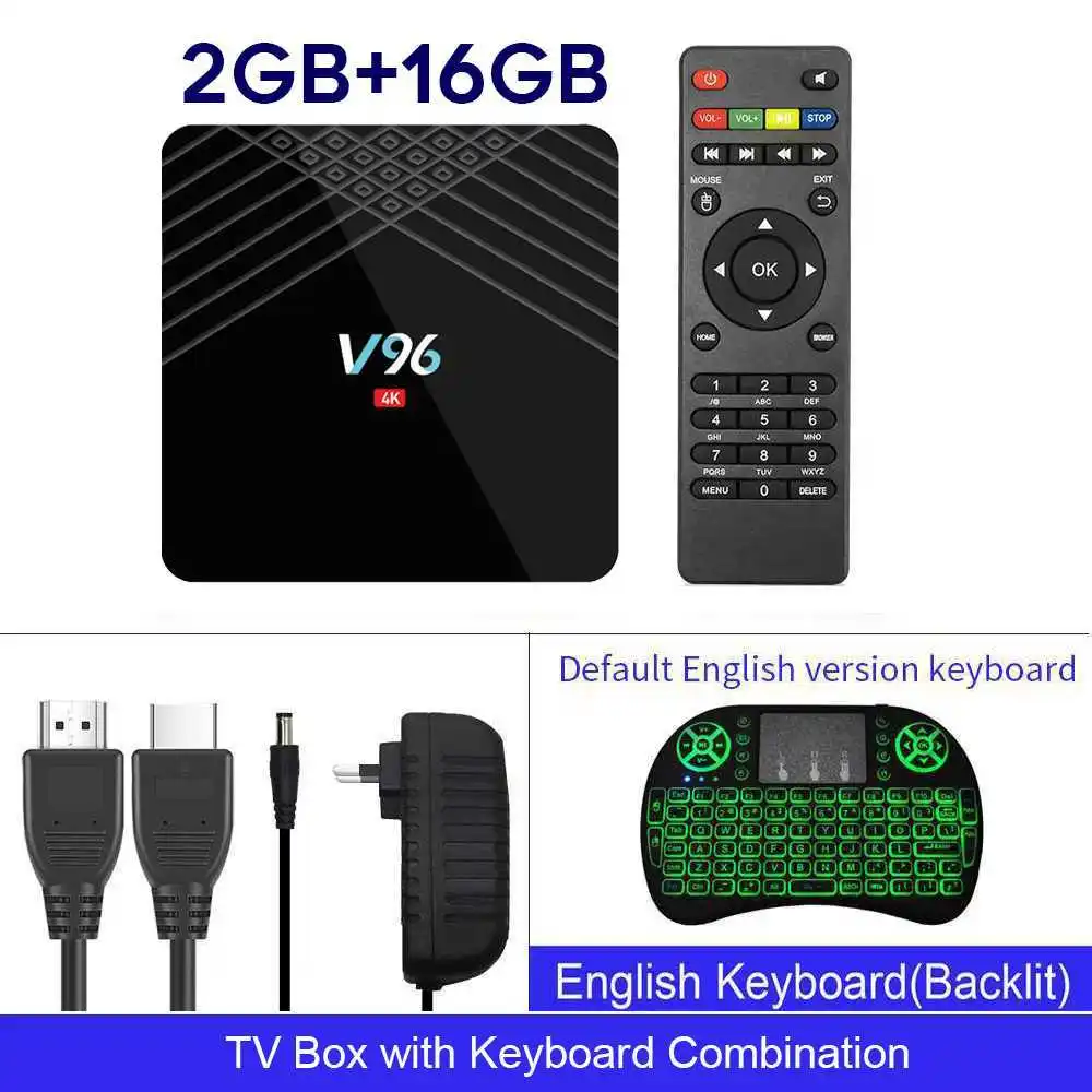 Vmade tv box android 9,0 2G 16G Allwinner H6 четырехъядерный 64 бит Wi-Fi tv box 4K HD H.265 телеприставка 2G 16G tv box Горячая Распродажа - Цвет: BOX-i8EN