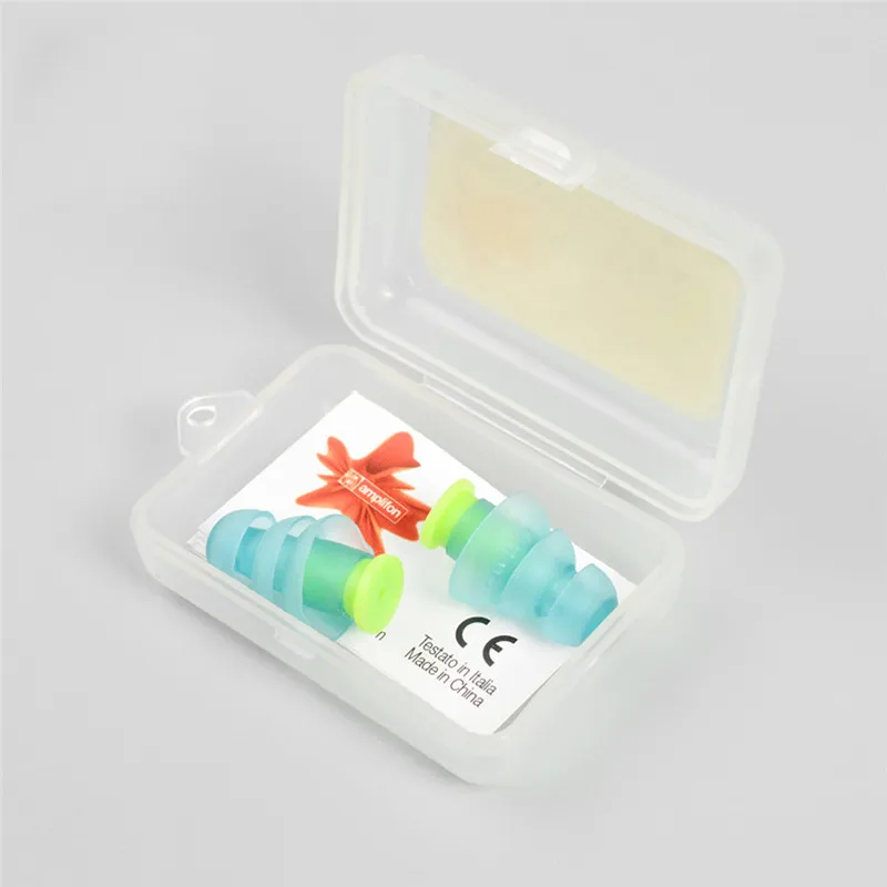 

1 Pair Soft Silicone Sleeping Ear Plugs Noise Reduction Ear Earplugs Anti Noise Snoring Sleeping Plug For Travel Noise Reduction