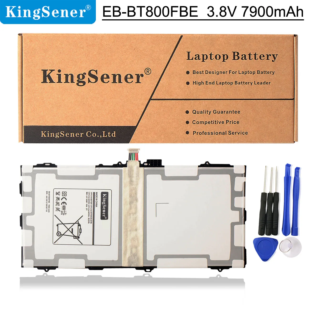 Kingsener Eb-bt800fbe Bateria de Substituição para Samsung Galaxy Tab 10.5 s Sm-t800 Sm-t801 Sm-t805 Sm-t807 Sm-t807a Eb-bt800fbc Baterias p/ laptop