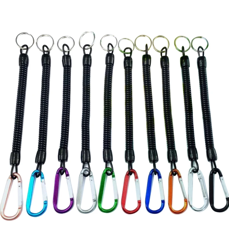 

1Pcs 18cm Fish Grip Lip Trigger Caliper Grab Retention Rope Tool Elastic Cable Protection Accessories Fishing Tackle Flexible