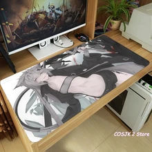 Anime Arknights Siege Surtr Saga Bagpipe Mouse Pad Thicken Laptop Gaming Mice Mat Desk Keyboard Mat Anti-Slip Playmat Otaku Gift