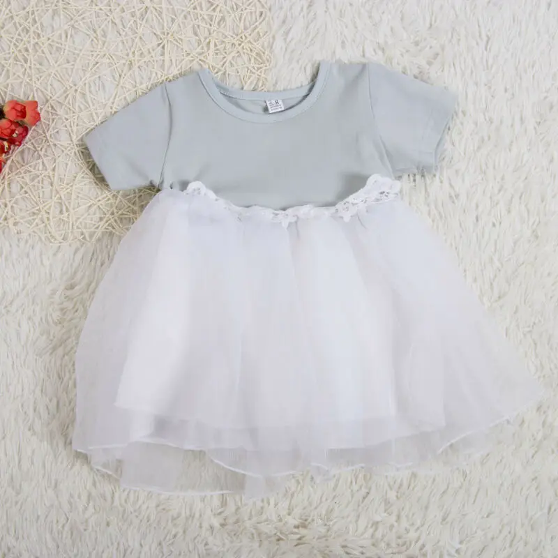 Летнее милое детское платье принцессы для маленьких девочек вечерние