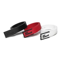 new golf belt fashion sports golf leather strap belt for men