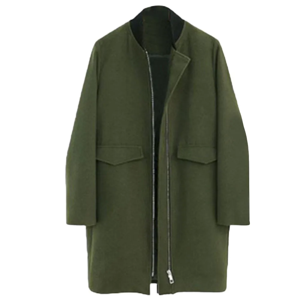 Женское пальто зимнее Тренч с лацканами на молнии Свободное плюс Outwear2019 мягкое