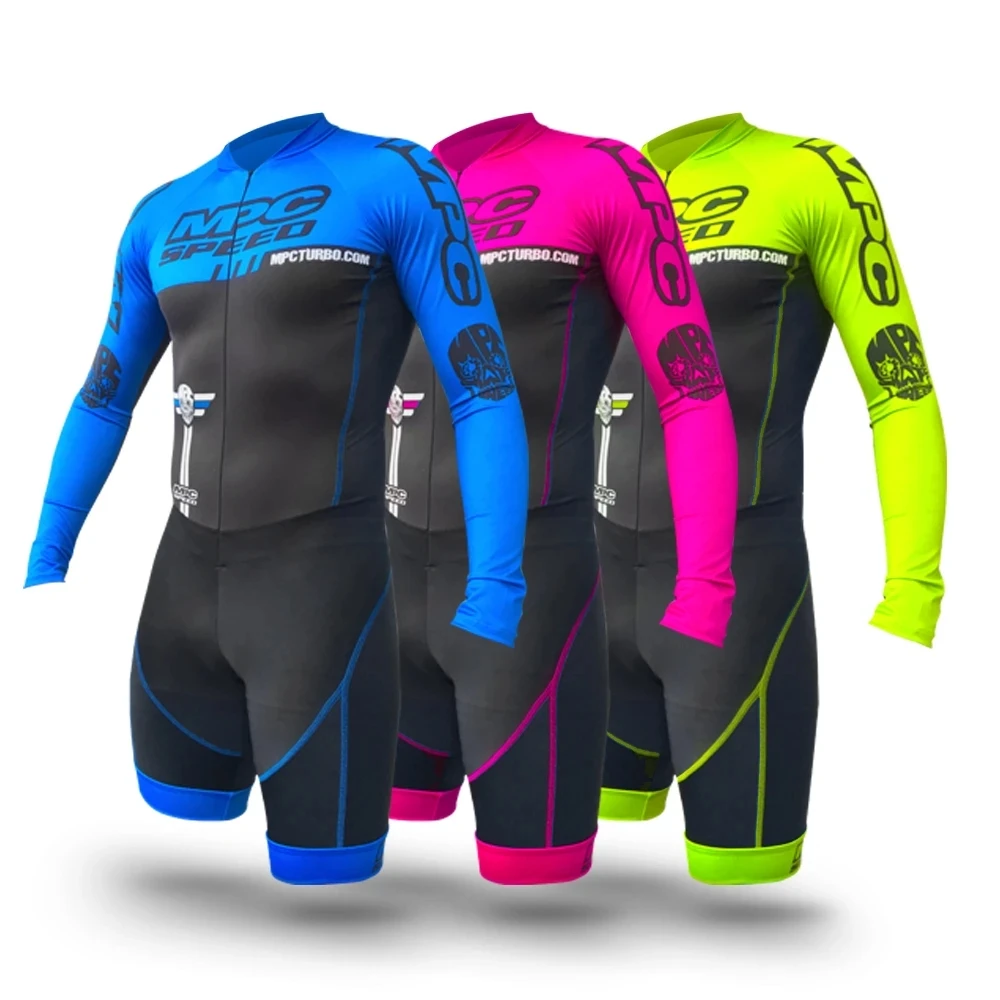 Mpc Racing Suit Speed Inline Roller Skate Skinsuit pattinaggio veloce Triathlon Monkey Competition Suit Bike Sport Run tuta Unisex