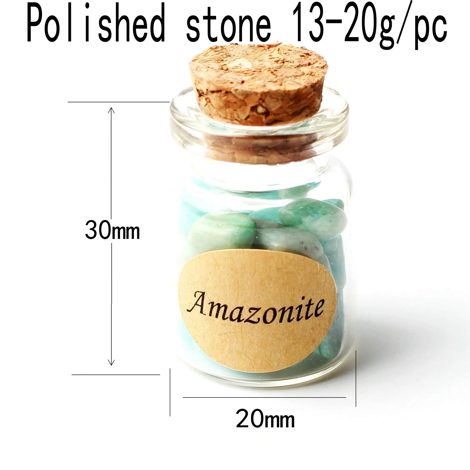 1 шт. стеклянная бутылка из натурального камня|Камни| |