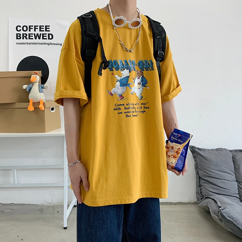 Забавные футболки с принтом оборотней для мужчин летняя одежда графическими