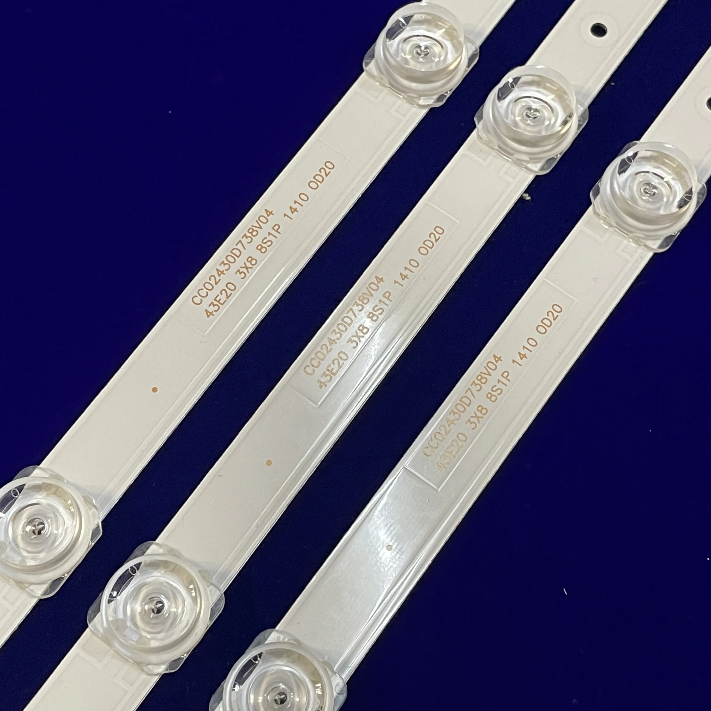 

LED Backlight strip For CC02430D738V04 43E20 3X8 8S1P ELED46-88