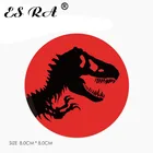 Круглая наклейка с динозаврами Юрского периода, водостойкая, ПВХ, для самостоятельного изготовления украшения наклейки для мальчика, для ноутбука, бутылки, багажного блокнота, 1 шт.